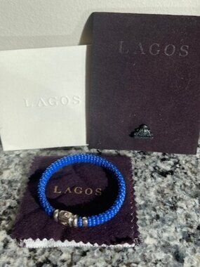 Lagos Ultramarine Blue Caviar bracelet